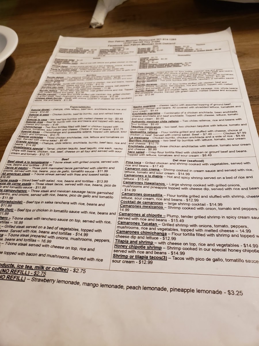 Don Patron Oakland Menu - Image 4